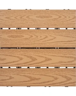 Rivestimenti e piastrelle da esterno ATESSA Composito legno-plastica (WPC) Marrone chiaro