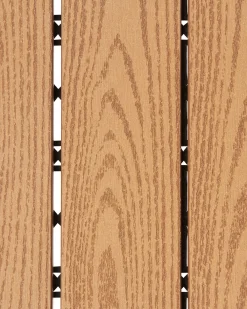 Rivestimenti e piastrelle da esterno ATESSA Composito legno-plastica (WPC) Marrone chiaro