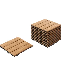 Rivestimenti e piastrelle da esterno ATESSA Composito legno-plastica (WPC) Marrone chiaro