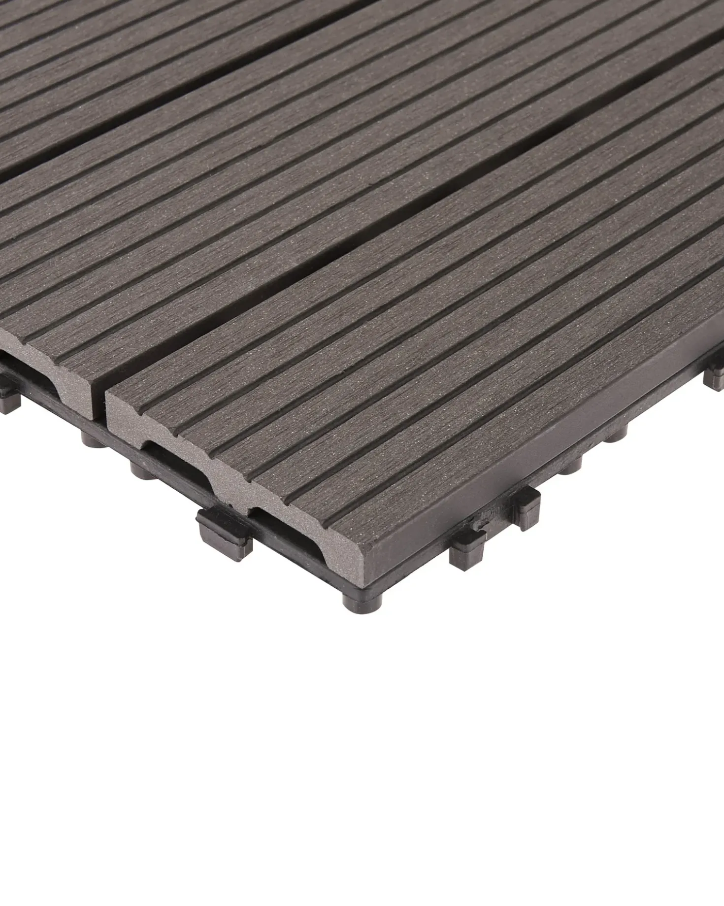 Rivestimenti e piastrelle da esterno ATELETA Composito legno-plastica (WPC) Grigio grafite