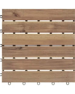 Rivestimenti e piastrelle da esterno ACCETTURA Legno di acacia certificato Naturale