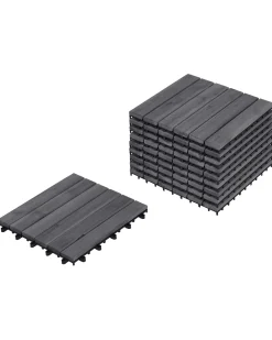 Rivestimenti e piastrelle da esterno ACCETTURA Legno di acacia certificato Grigio