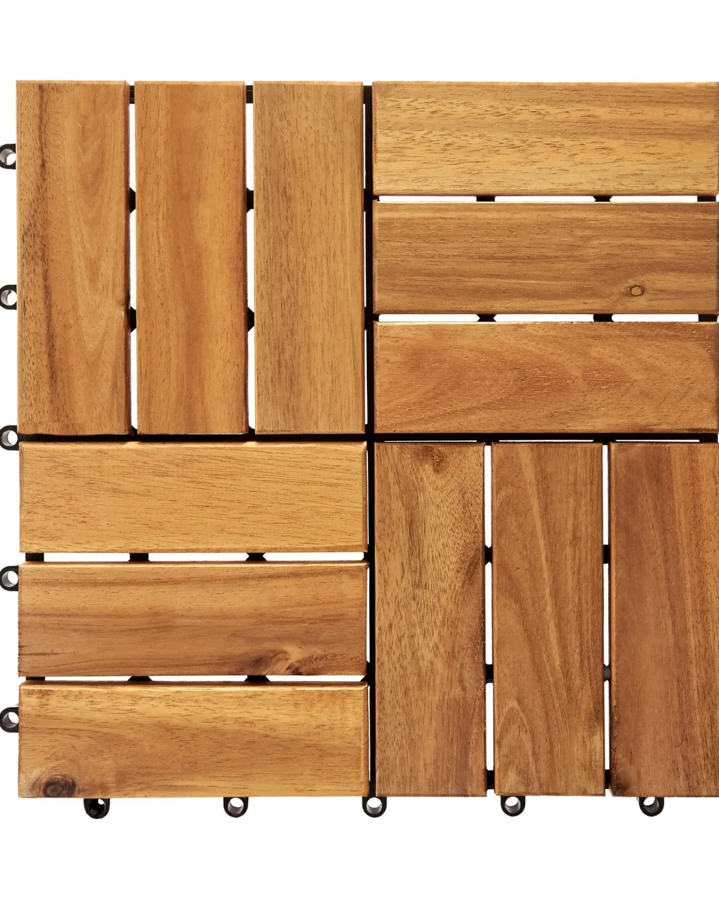 Rivestimenti e piastrelle da esterno ACERENZA Legno di acacia certificato Naturale