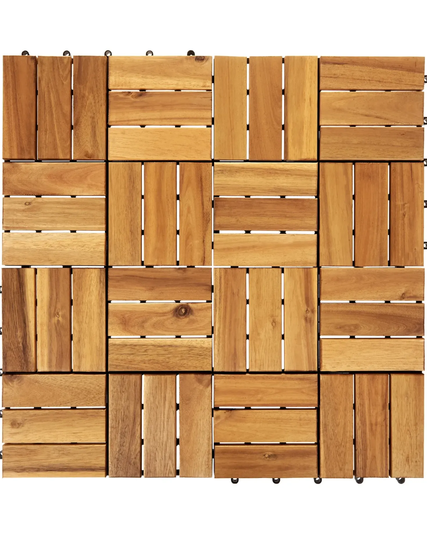Rivestimenti e piastrelle da esterno ACERENZA Legno di acacia certificato Naturale