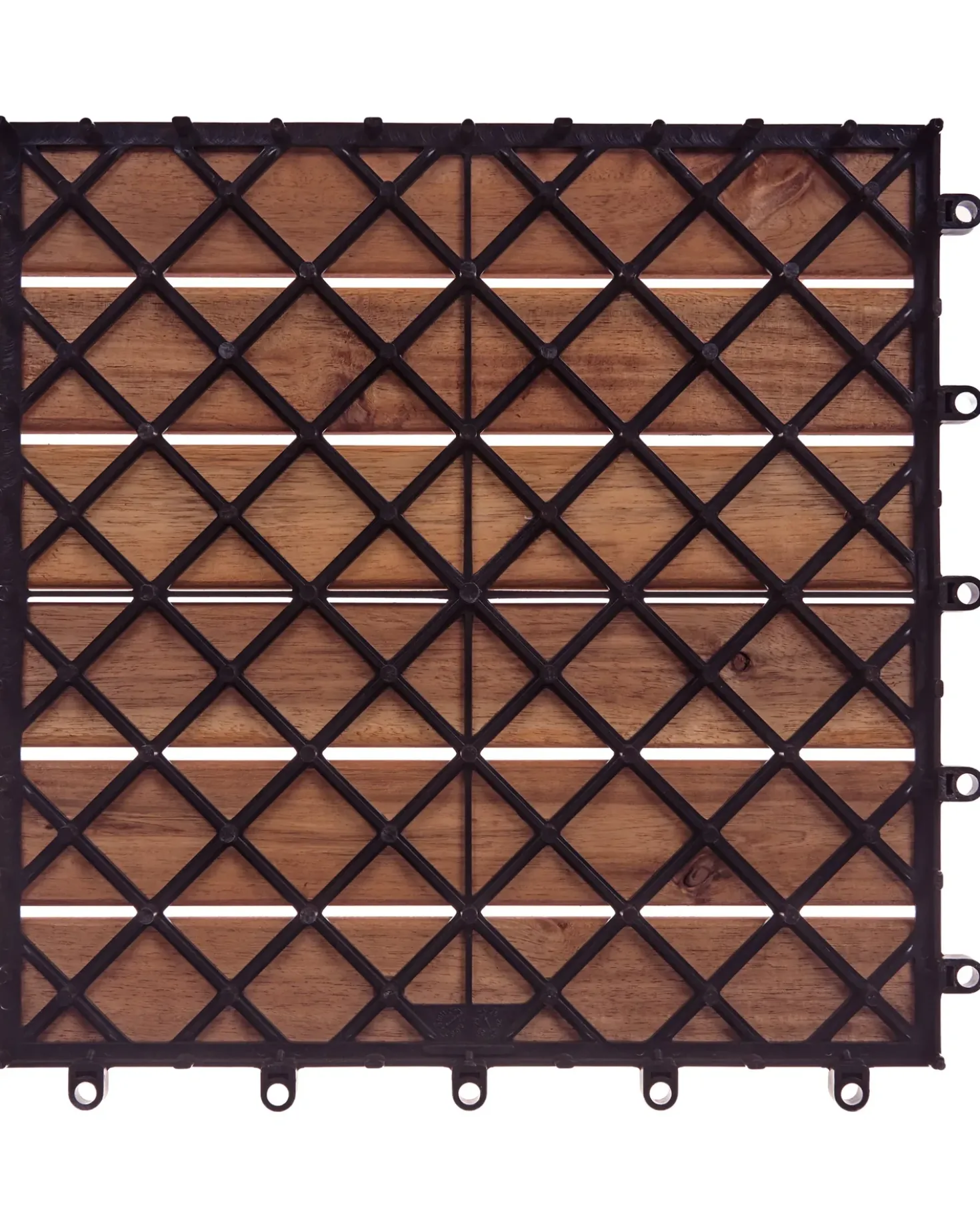Rivestimenti e piastrelle da esterno ACCETTURA Legno di acacia certificato Marrone