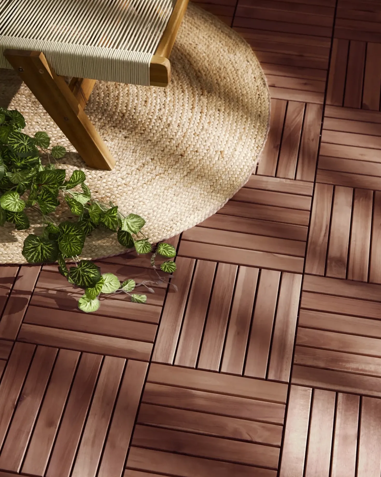 Rivestimenti e piastrelle da esterno ACCETTURA Legno di acacia certificato Marrone