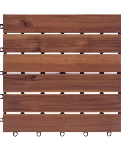 Rivestimenti e piastrelle da esterno ACCETTURA Legno di acacia certificato Marrone