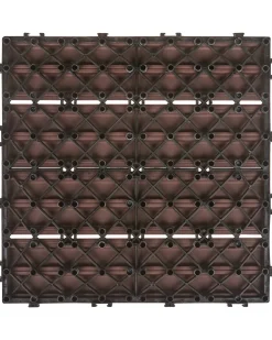 Rivestimenti e piastrelle da esterno ATELETA Composito legno-plastica (WPC) Marrone