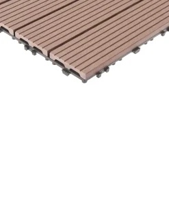 Rivestimenti e piastrelle da esterno ATELETA Composito legno-plastica (WPC) Marrone