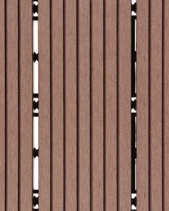 Rivestimenti e piastrelle da esterno ATELETA Composito legno-plastica (WPC) Marrone