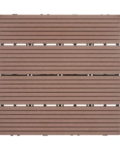 Rivestimenti e piastrelle da esterno ATELETA Composito legno-plastica (WPC) Marrone