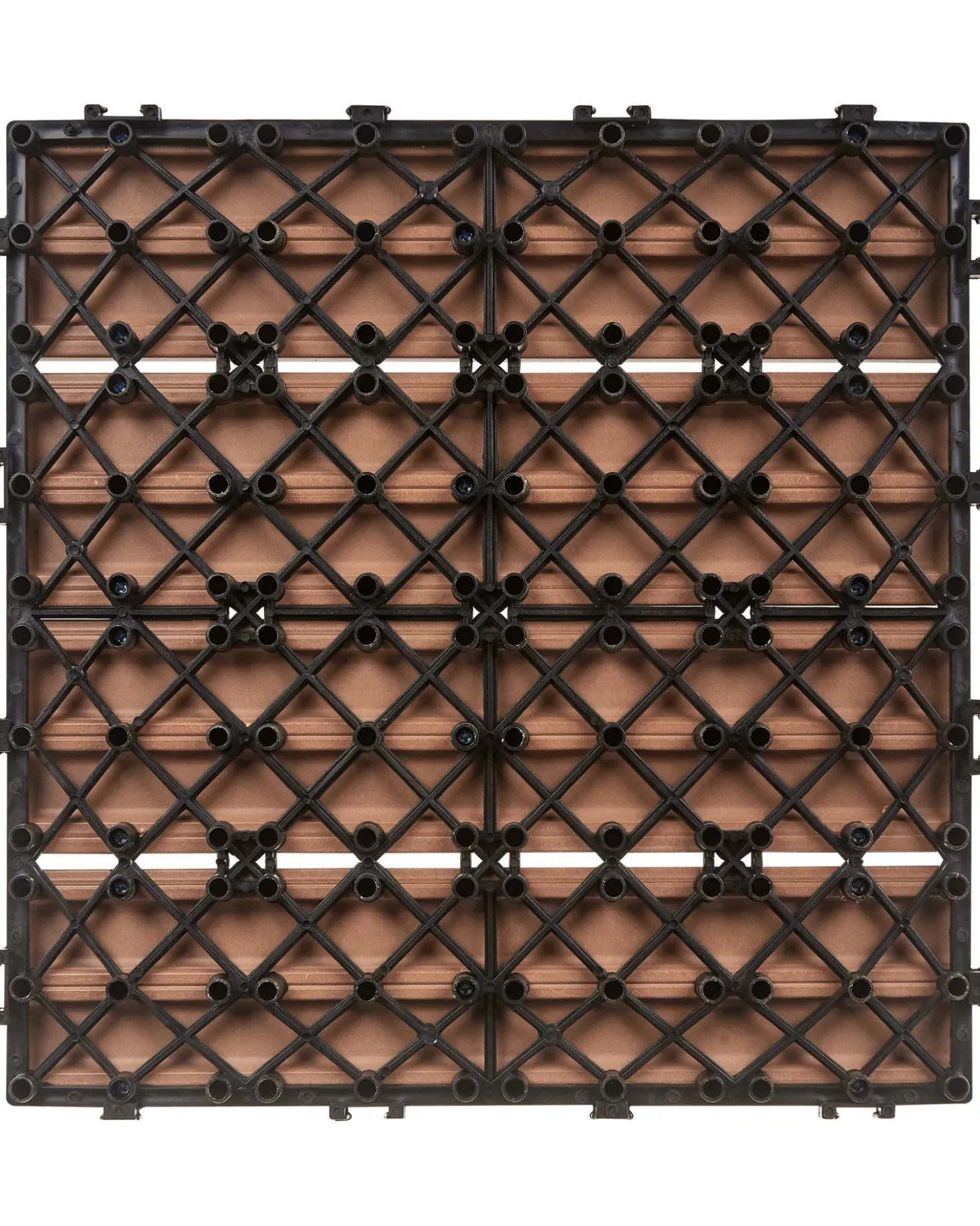 Rivestimenti e piastrelle da esterno ATELETA Composito legno-plastica (WPC) Marrone chiaro