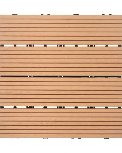 Rivestimenti e piastrelle da esterno ATELETA Composito legno-plastica (WPC) Marrone chiaro