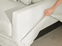 Rivestimento per divano a 3 posti GILJA Bianco sporco