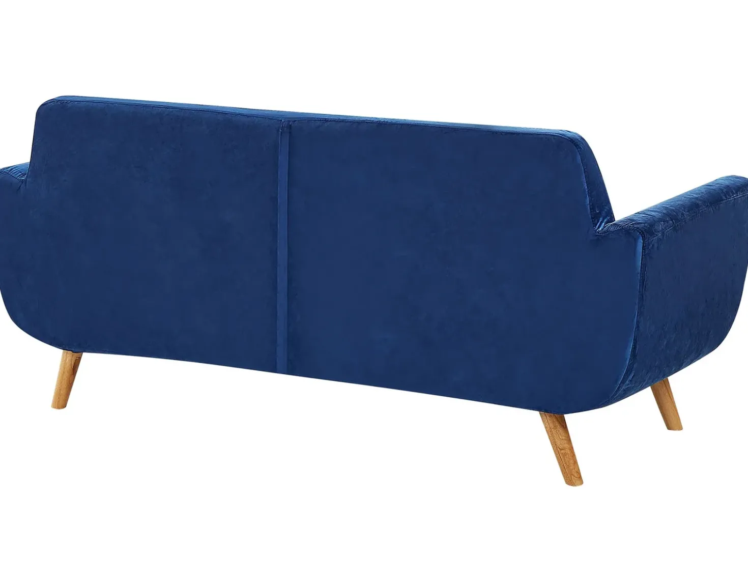 Rivestimento per divano a 2 posti BERNES Velluto Blu marino