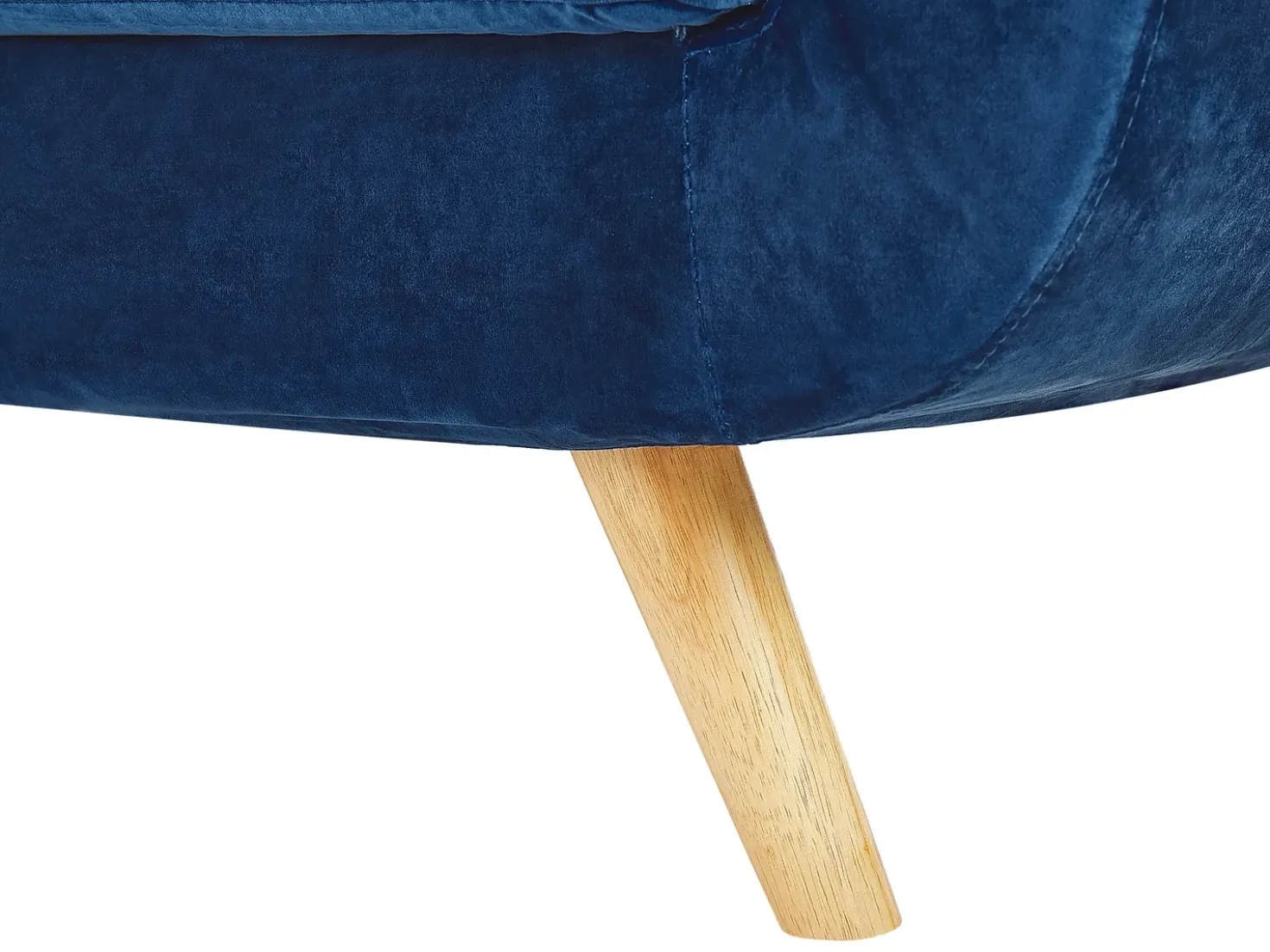 Rivestimento per divano a 2 posti BERNES Velluto Blu marino