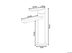 Rubinetteria per lavabo COLHUE Ottone Oro
