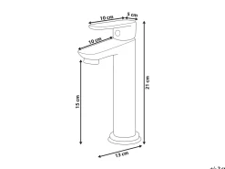 Rubinetteria per lavabo CHIMBOTE Ottone Nero