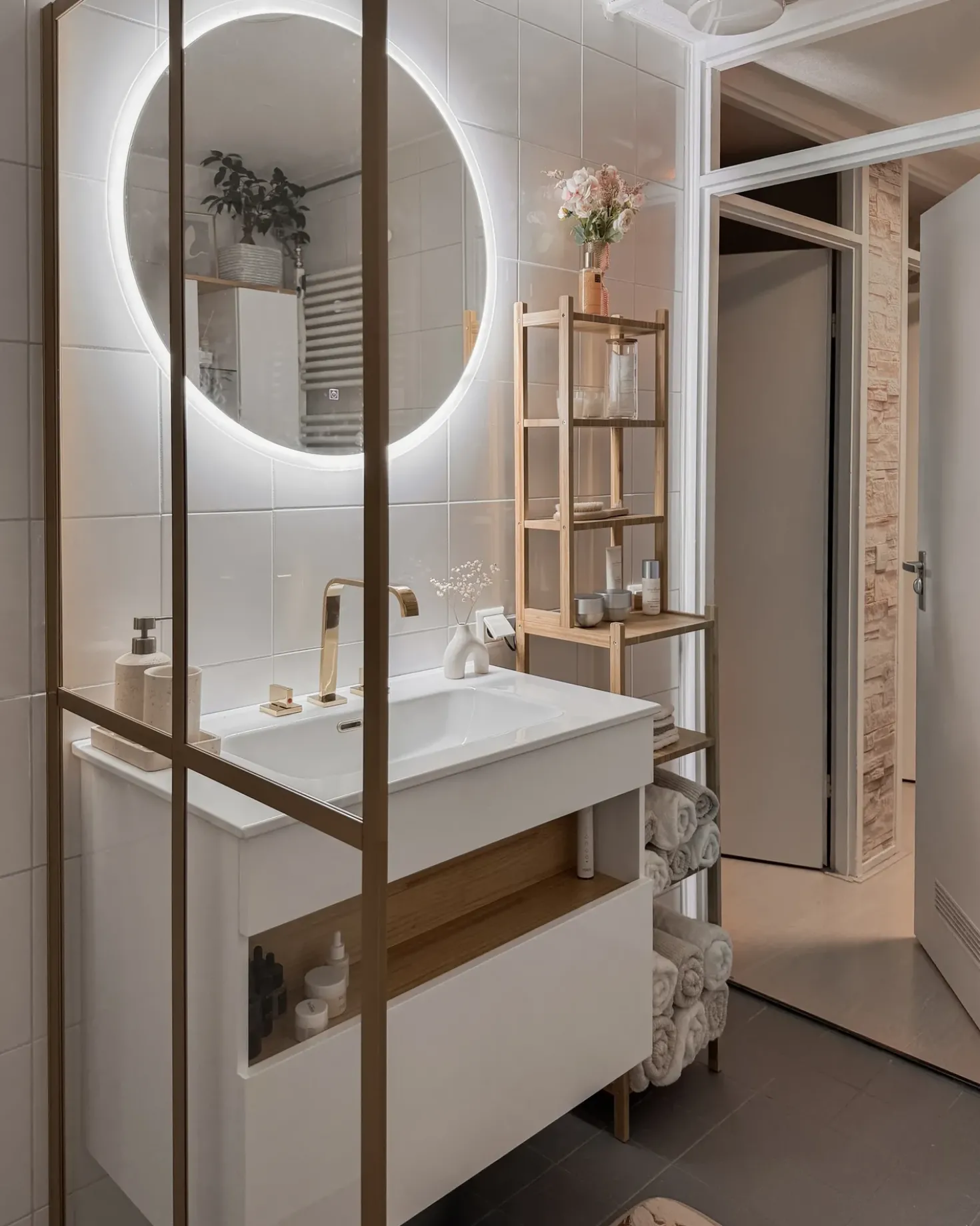 Rubinetteria per lavabo KAGERA Ottone Oro
