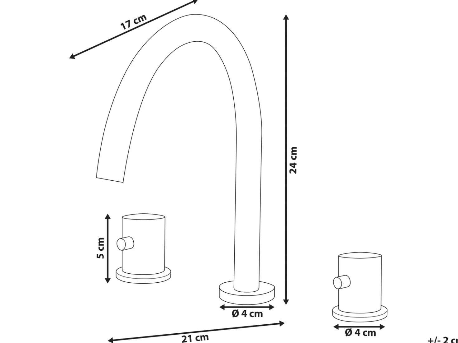 Rubinetteria per lavabo PILCOMAYO Ottone Argento