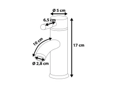 Rubinetteria per lavabo RUSUMO Ottone Argento