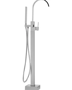 Rubinetteria per vasca da bagno freestanding RIBBON Argento