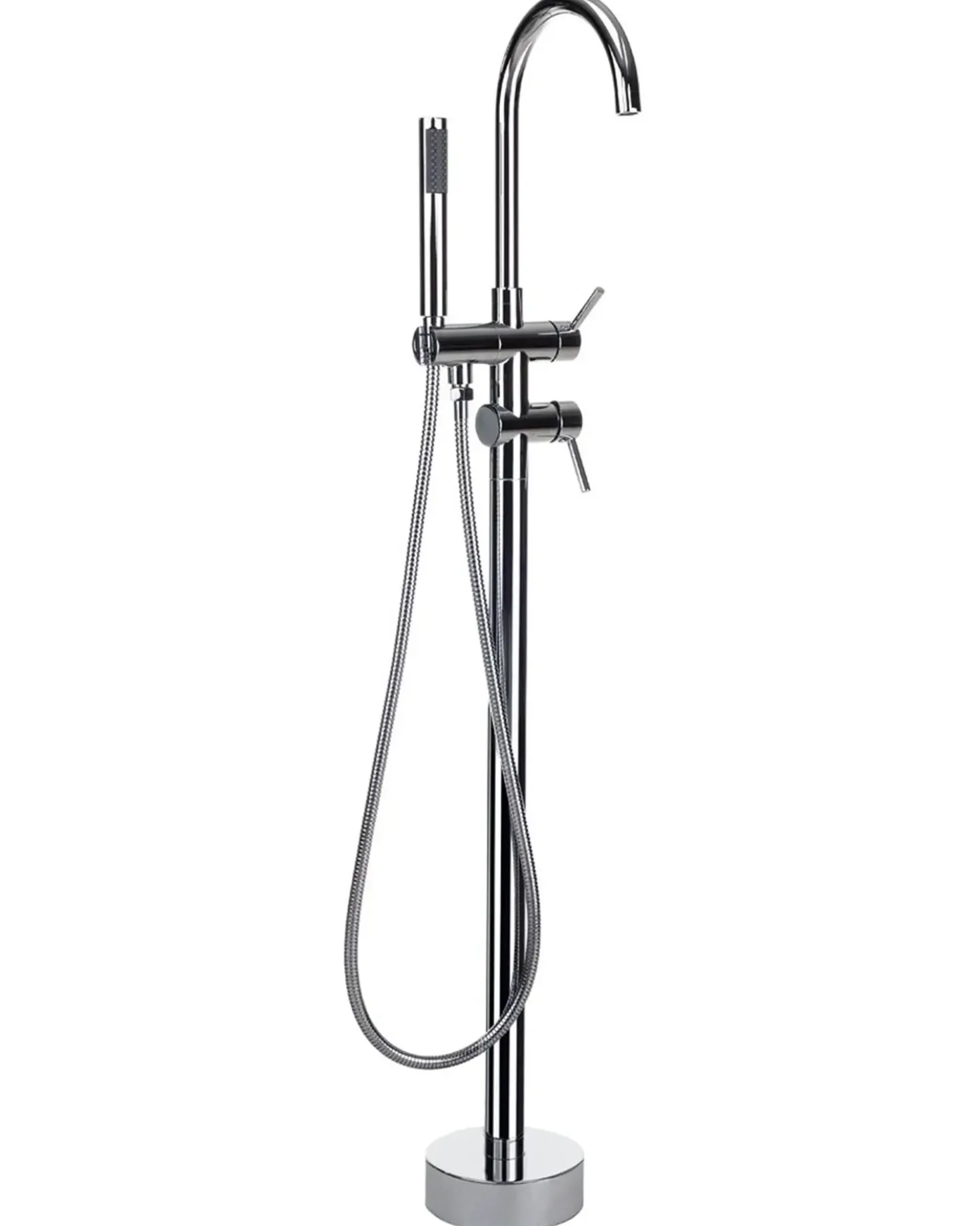 Rubinetteria per vasca da bagno freestanding TUGELA Argento