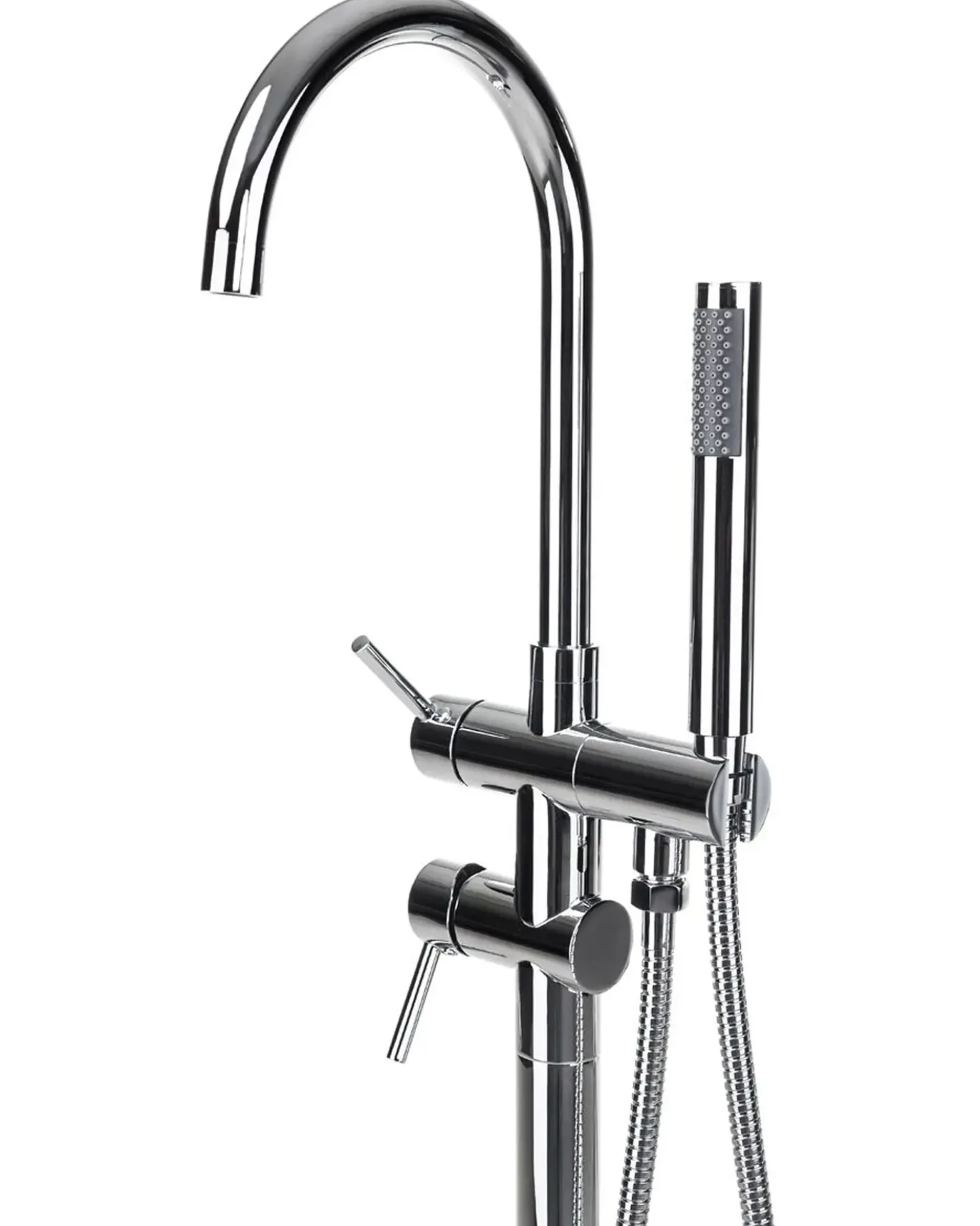 Rubinetteria per vasca da bagno freestanding TUGELA Argento