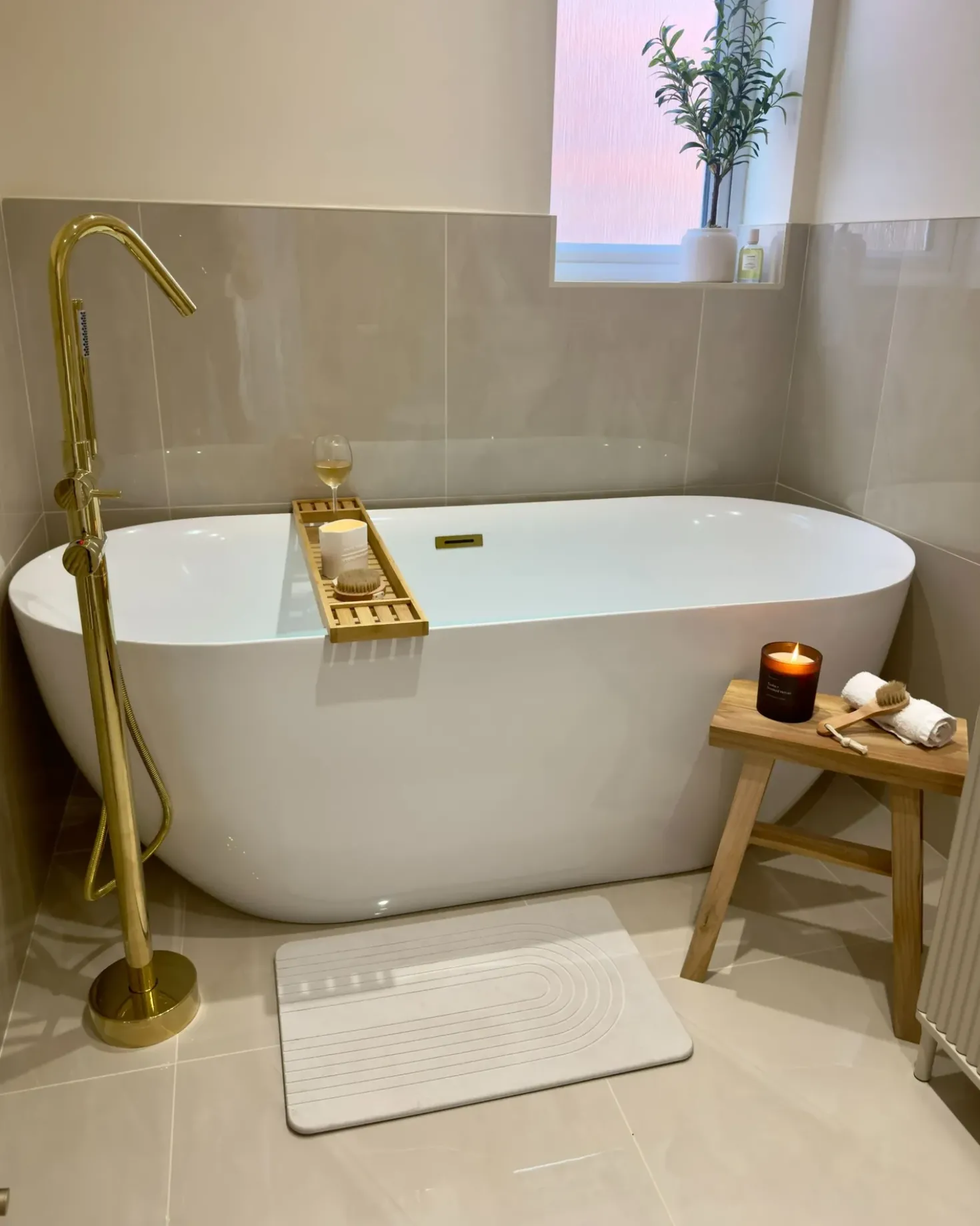 Rubinetteria per vasca da bagno freestanding VICTORIA Oro