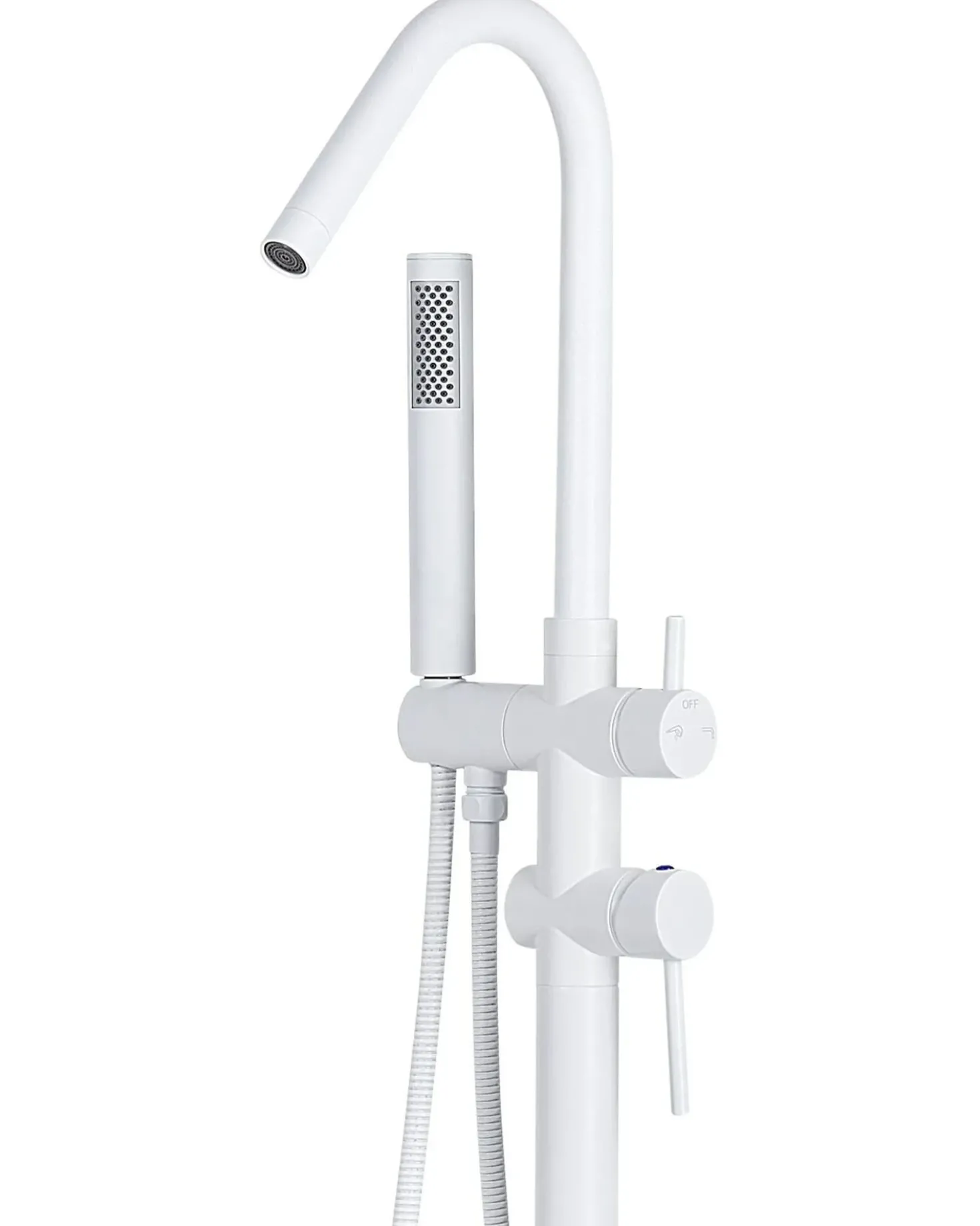 Rubinetteria per vasca da bagno freestanding VICTORIA Bianco