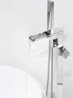 Rubinetteria per vasca da bagno freestanding BOYOMA Argento