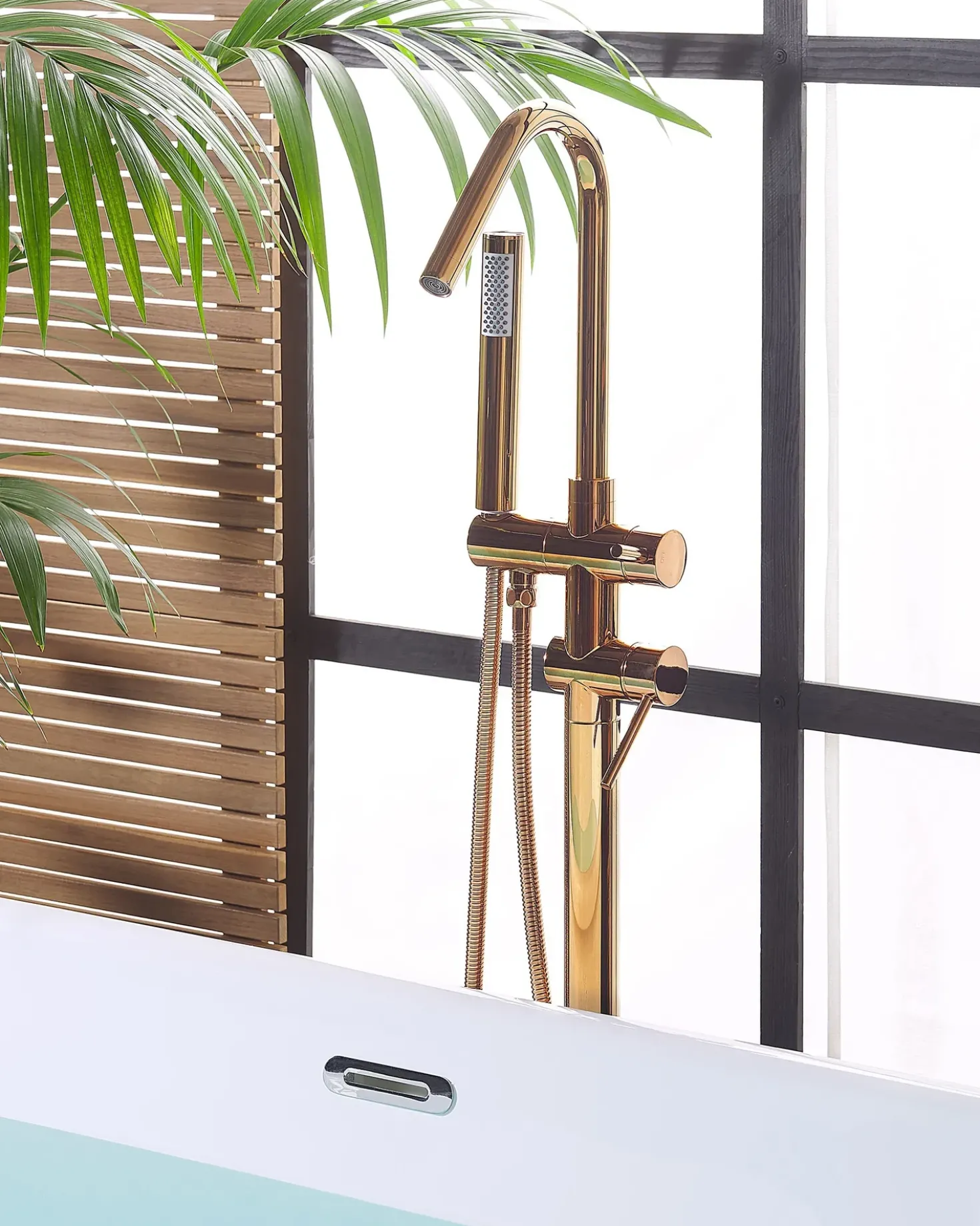 Rubinetteria per vasca da bagno freestanding VICTORIA Rame