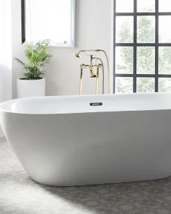 Rubinetteria per vasca da bagno freestanding HEBBE Oro
