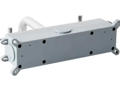 rubinetto miscelatore da parete per lavabo KAIETEUR Ottone Argento