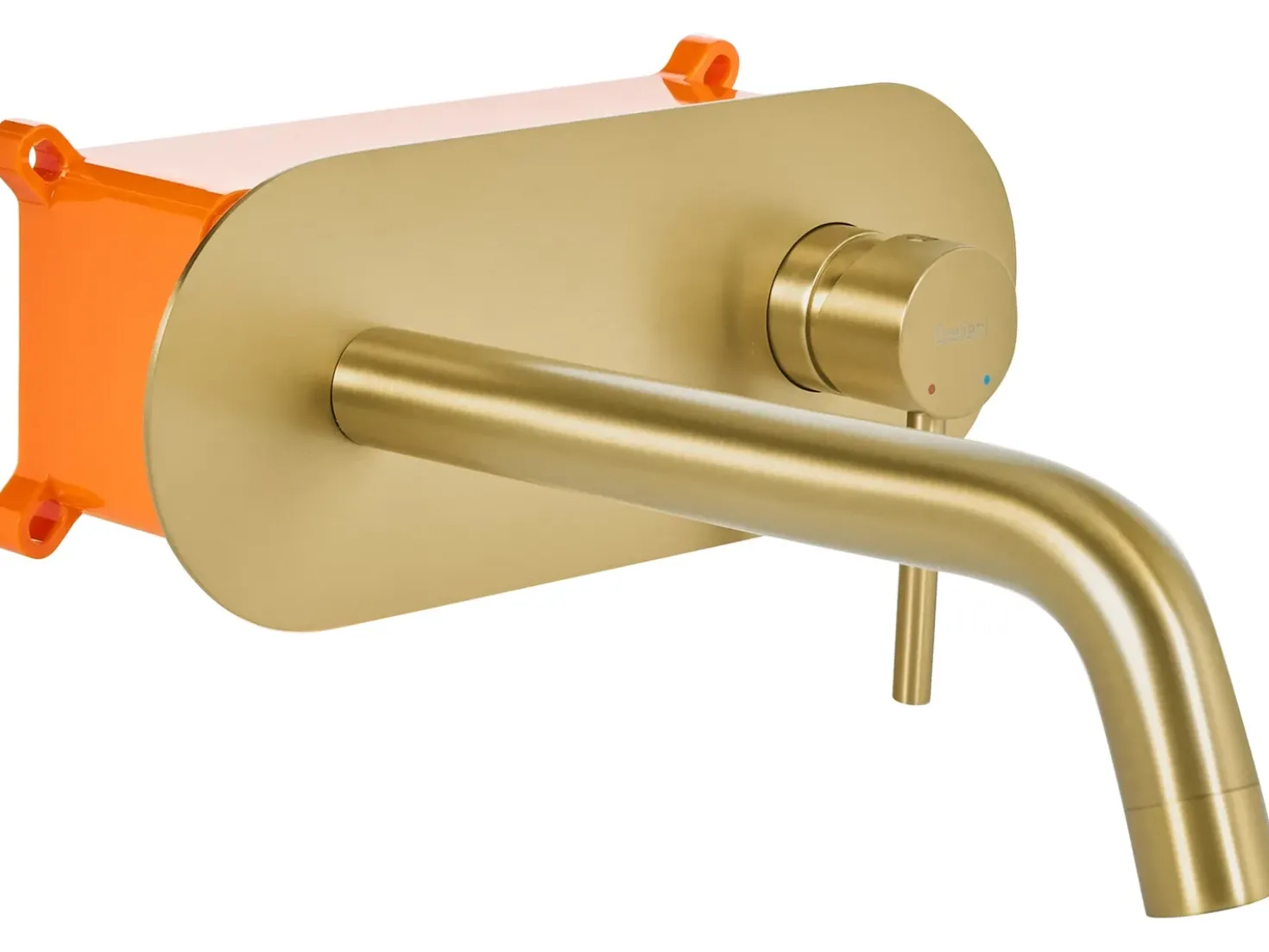 rubinetto miscelatore da parete per lavabo GUAIBA Ottone Oro