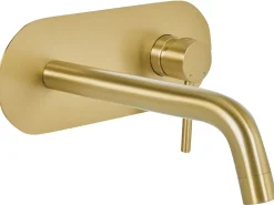 rubinetto miscelatore da parete per lavabo GUAIBA Ottone Oro