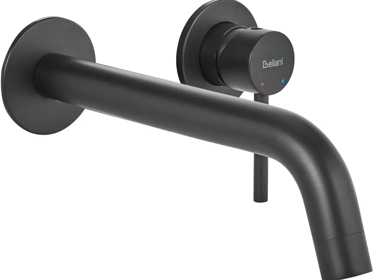 rubinetto miscelatore da parete per lavabo TRAFUL Ottone Nero