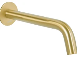 rubinetto miscelatore da parete per lavabo ISHINCA Ottone Oro