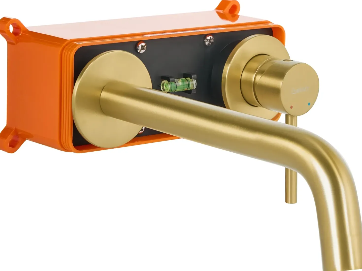 rubinetto miscelatore da parete per lavabo TRAFUL Ottone Oro