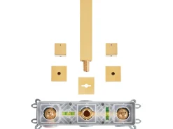 rubinetto miscelatore da parete per lavabo PAILON Ottone Oro