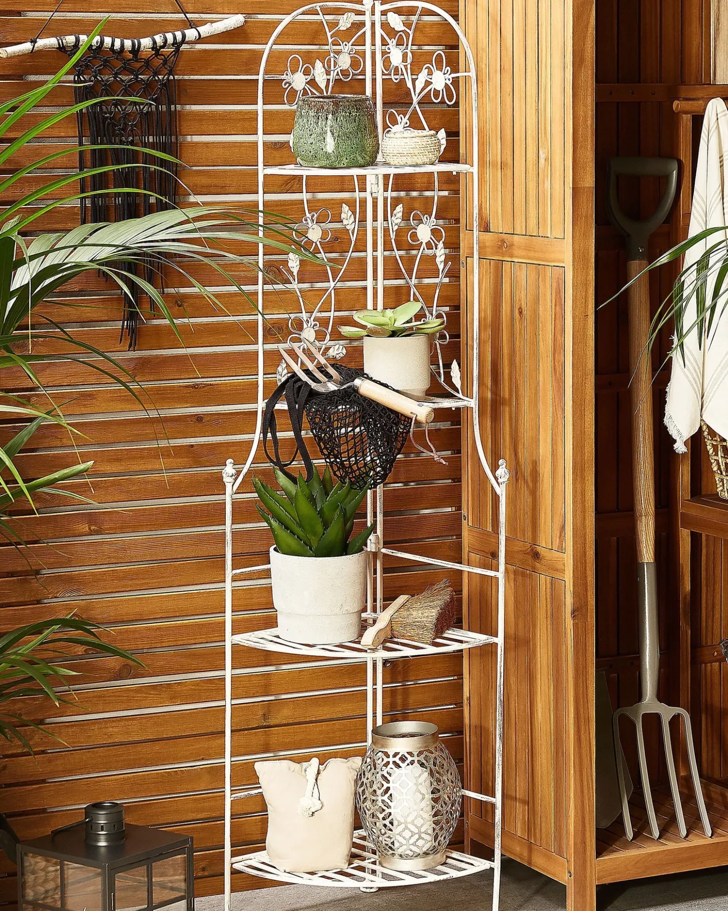 Scaffalatura ad angolo BIELLA Metallo 35 cm 35 cm Bianco