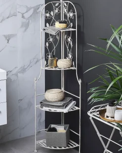Scaffalatura ad angolo BIELLA Metallo 35 cm 35 cm Bianco