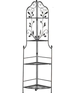 Scaffalatura ad angolo SIDERNO Metallo 35 cm 35 cm Nero