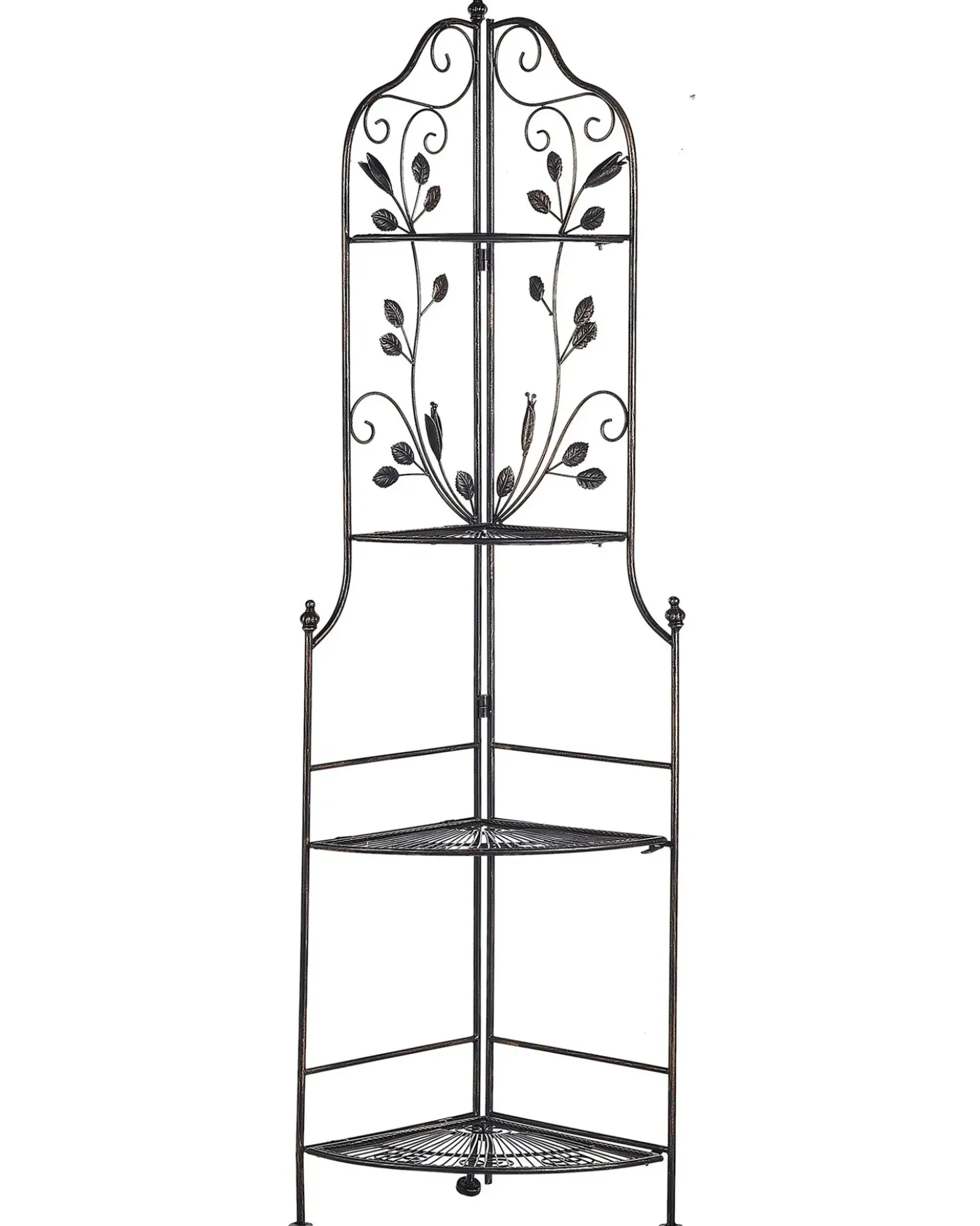 Scaffalatura ad angolo SIDERNO Metallo 35 cm 35 cm Nero