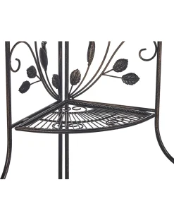 Scaffalatura ad angolo SIDERNO Metallo 35 cm 35 cm Nero