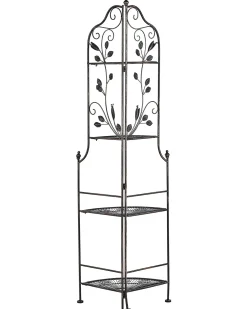 Scaffalatura ad angolo SIDERNO Metallo 35 cm 35 cm Nero