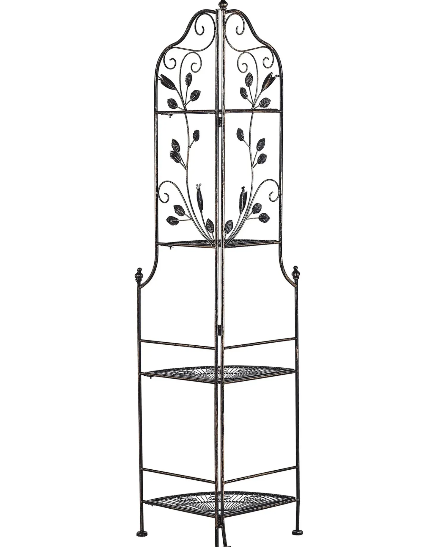 Scaffalatura ad angolo SIDERNO Metallo 35 cm 35 cm Nero