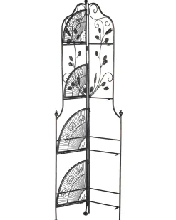 Scaffalatura ad angolo SIDERNO Metallo 35 cm 35 cm Nero