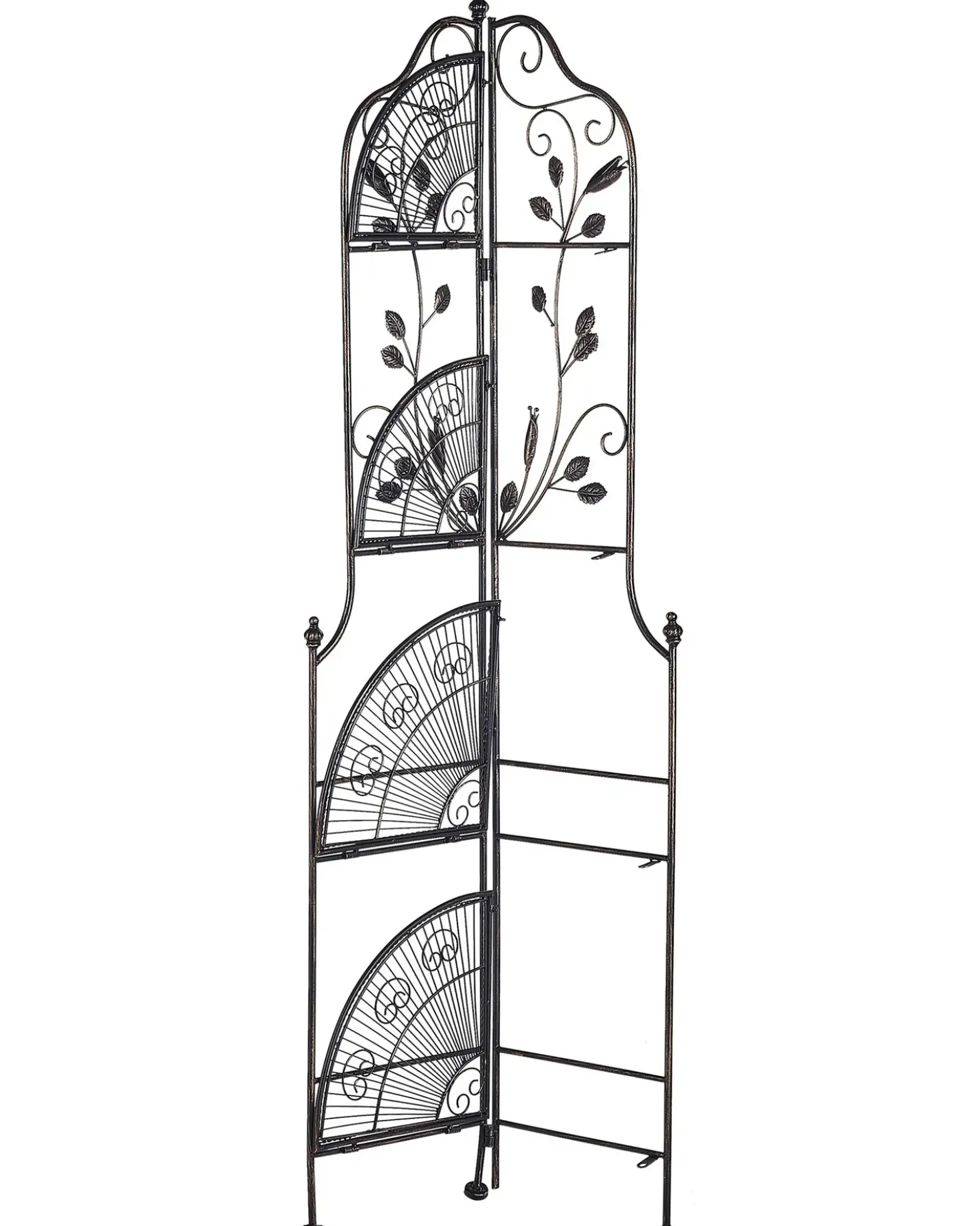 Scaffalatura ad angolo SIDERNO Metallo 35 cm 35 cm Nero