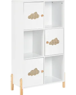 Scaffale CLOUDY 111 cm Bianco
